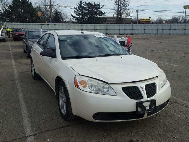 1G2ZG57N884196649 - 2008 PONTIAC G6 BASE WHITE photo 1