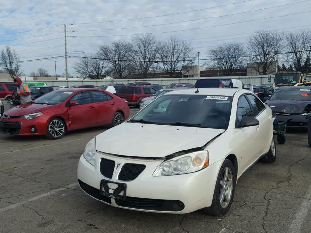 1G2ZG57N884196649 - 2008 PONTIAC G6 BASE WHITE photo 2