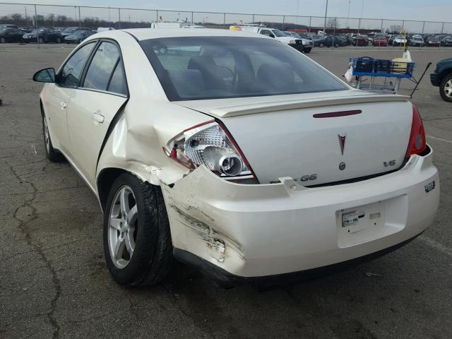 1G2ZG57N884196649 - 2008 PONTIAC G6 BASE WHITE photo 9