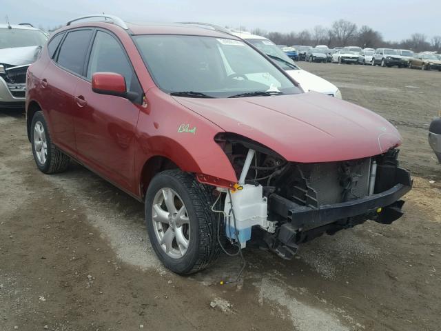 JN8AS58T58W012345 - 2008 NISSAN ROGUE S RED photo 1
