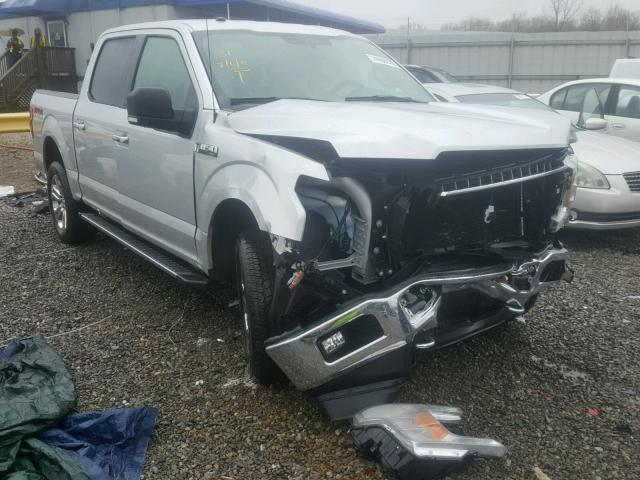 1FTEW1EG9JFA04059 - 2018 FORD F150 SUPER SILVER photo 1