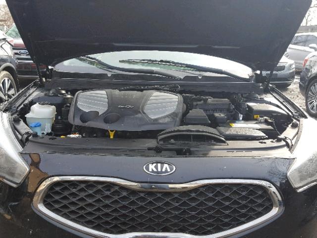 KNALN4D76E5152448 - 2014 KIA CADENZA PR BLACK photo 7