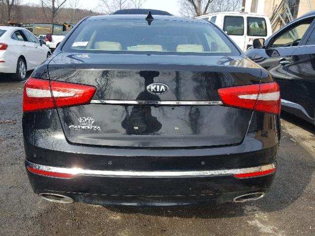 KNALN4D76E5152448 - 2014 KIA CADENZA PR BLACK photo 9