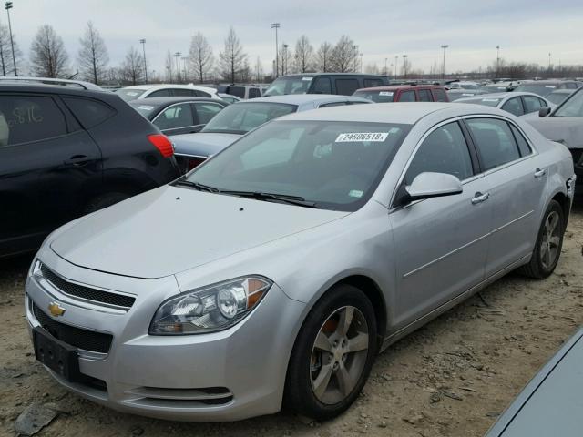 1G1ZC5E08CF208917 - 2012 CHEVROLET MALIBU 1LT ვერცხლისფერი ფოტო 2