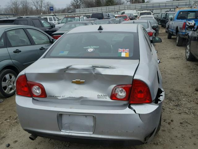 1G1ZC5E08CF208917 - 2012 CHEVROLET MALIBU 1LT SILVER photo 9