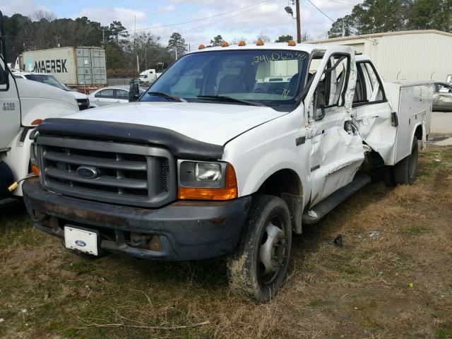 1FDXW46F5YEB62278 - 2000 FORD F450 SUPER WHITE photo 2