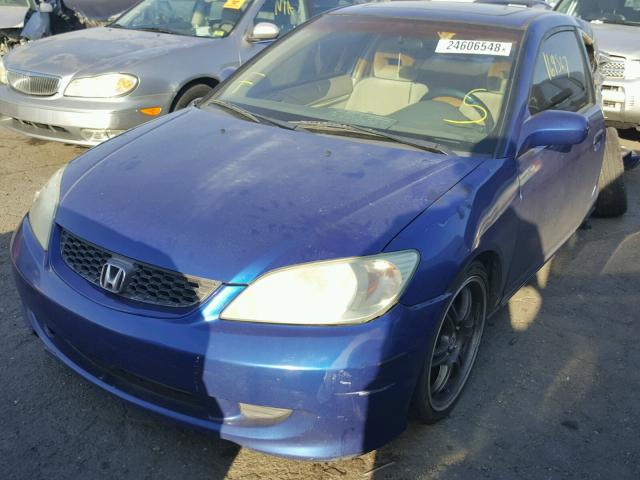 1HGEM22944L045658 - 2004 HONDA CIVIC EX ლურჯი ფოტო 2