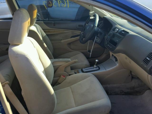 1HGEM22944L045658 - 2004 HONDA CIVIC EX ლურჯი ფოტო 5