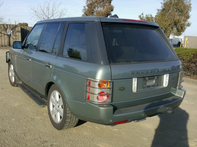 SALME11475A184129 - 2005 LAND ROVER RANGE ROVE GREEN photo 3