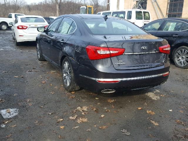 KNALN4D77G5217665 - 2016 KIA CADENZA LU GRAY photo 3