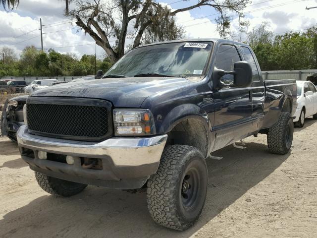 1FTNX21S93EA75753 - 2003 FORD F250 SUPER BLUE photo 2