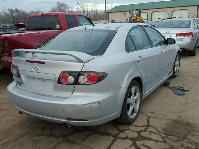 1YVHP84C965M26745 - 2006 MAZDA 6 I GRAY photo 4