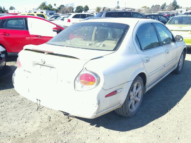 JN1DA31A12T324392 - 2002 NISSAN MAXIMA GLE WHITE photo 4