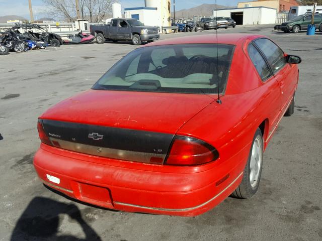 2G1WW12M7X9287666 - 1999 CHEVROLET MONTE CARL RED photo 4