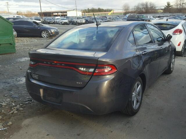 1C3CDFBB9FD132389 - 2015 DODGE DART SXT GRAY photo 4