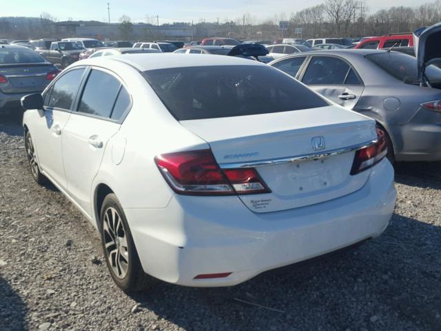 19XFB2F83FE048122 - 2015 HONDA CIVIC EX WHITE photo 3