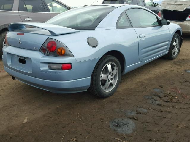 4A3AC44G94E066644 - 2004 MITSUBISHI ECLIPSE GS BLUE photo 4