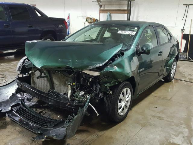 2T1BPRHE2EC004279 - 2014 TOYOTA COROLLA EC 绿色 照片 2