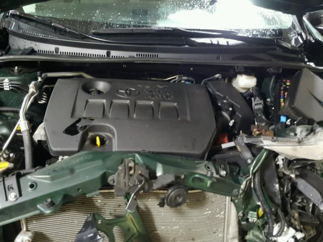 2T1BPRHE2EC004279 - 2014 TOYOTA COROLLA EC GREEN photo 7