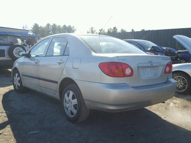 2T1BR32E84C299371 - 2004 TOYOTA COROLLA SILVER photo 3