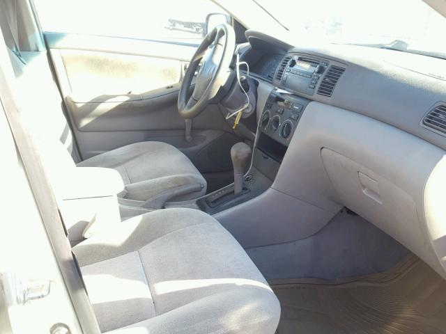 2T1BR32E84C299371 - 2004 TOYOTA COROLLA SILVER photo 5