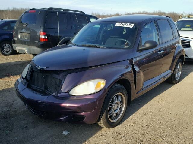 3C4FY48B05T531810 - 2005 CHRYSLER PT CRUISER PURPLE photo 2