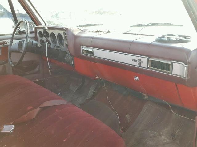 1GCDC14H8FF386199 - 1985 CHEVROLET C10 RED photo 9