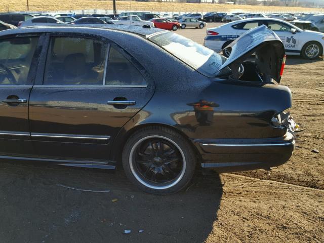 WDBJF70J21B186004 - 2001 MERCEDES-BENZ E 430 BLACK photo 9