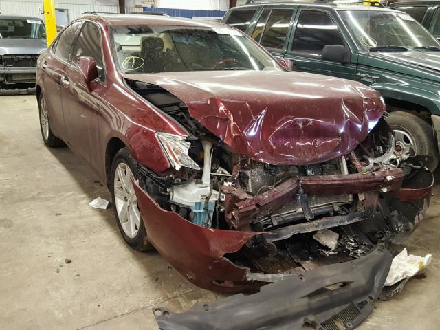 JTHBJ46G382220958 - 2008 LEXUS ES 350 RED photo 1