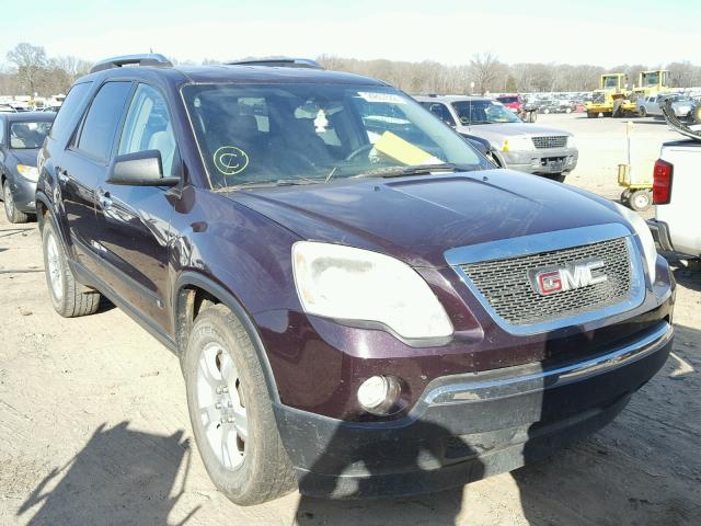 1GKER13D49J158580 - 2009 GMC ACADIA SLE BURGUNDY photo 1