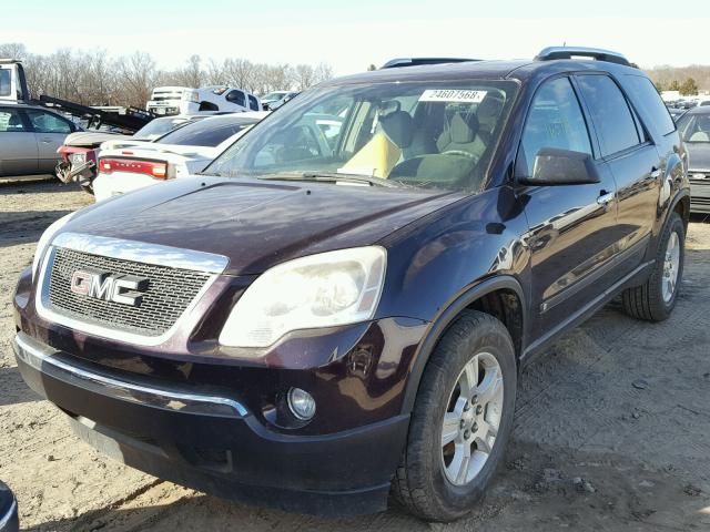 1GKER13D49J158580 - 2009 GMC ACADIA SLE BURGUNDY photo 2