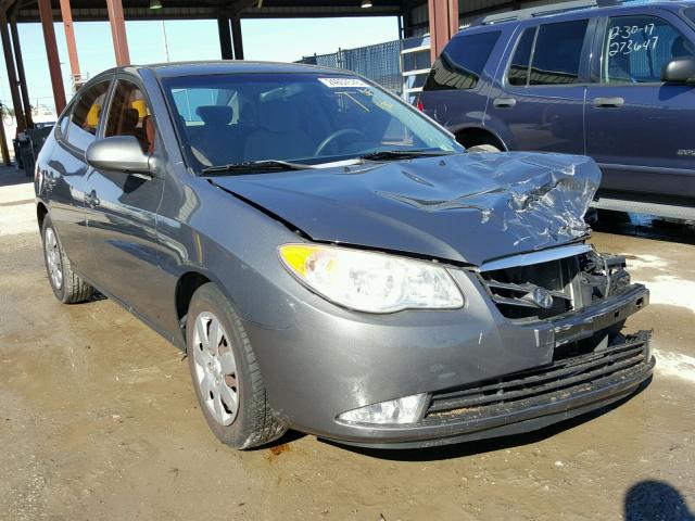 KMHDU46D78U287814 - 2008 HYUNDAI ELANTRA GL GRAY photo 1