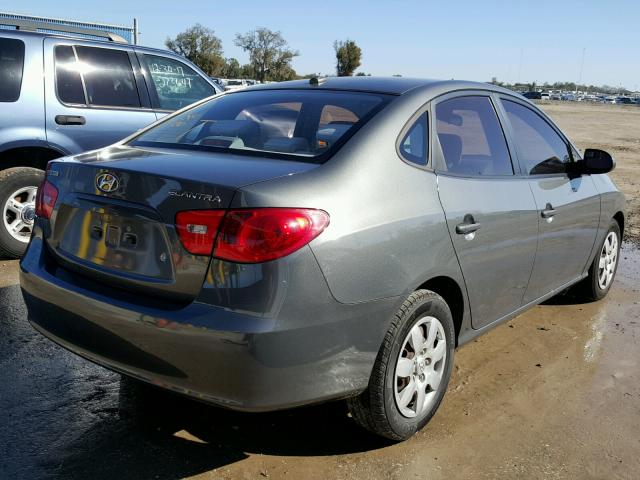 KMHDU46D78U287814 - 2008 HYUNDAI ELANTRA GL GRAY photo 4