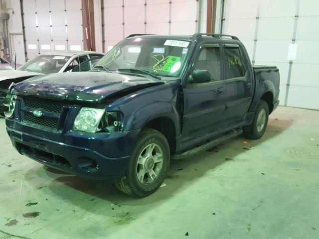 1FMZU77K14UA60813 - 2004 FORD EXPLORER S BLUE photo 2