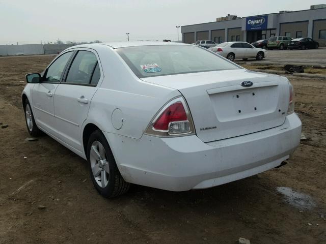 3FAFP07Z66R233728 - 2006 FORD FUSION SE WHITE photo 3