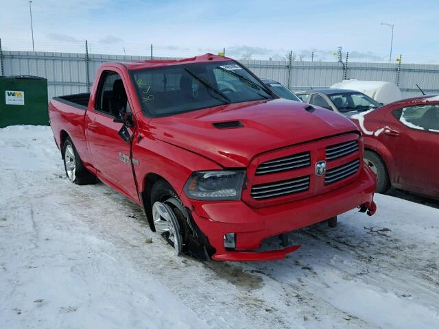 3C6JR7CT0FG578314 - 2015 RAM 1500 SPORT RED photo 1