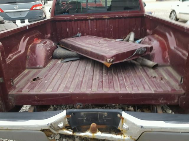 1B7GG26X11S128876 - 2001 DODGE DAKOTA BURGUNDY photo 6