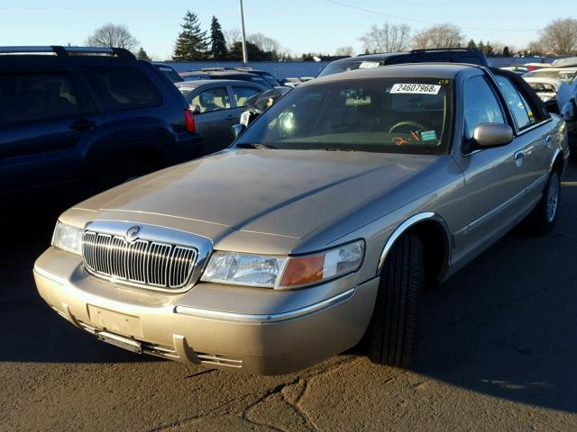 2MEFM74W2YX744412 - 2000 MERCURY GRAND MARQ BEIGE photo 2