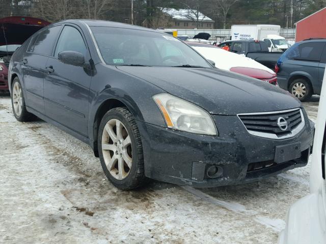 1N4BA41E27C832381 - 2007 NISSAN MAXIMA SE BLACK photo 1