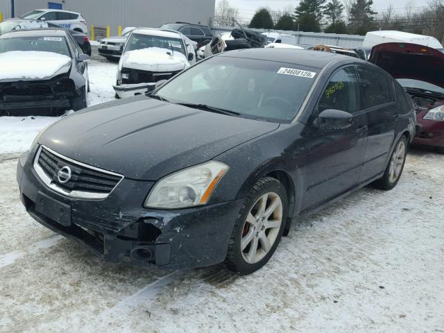 1N4BA41E27C832381 - 2007 NISSAN MAXIMA SE BLACK photo 2