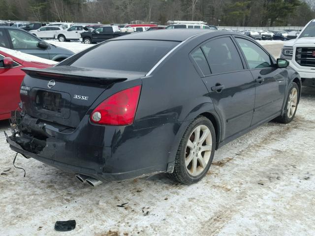 1N4BA41E27C832381 - 2007 NISSAN MAXIMA SE BLACK photo 4