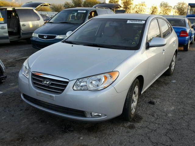 KMHDU46D69U616780 - 2009 HYUNDAI ELANTRA GL SILVER photo 2