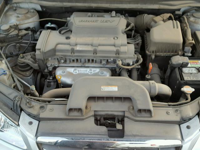 KMHDU46D69U616780 - 2009 HYUNDAI ELANTRA GL SILVER photo 7