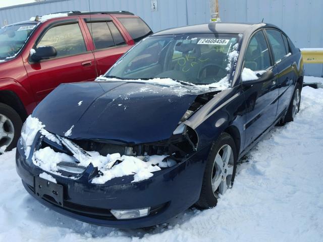 1G8AL55FX7Z174910 - 2007 SATURN ION LEVEL BLUE photo 2