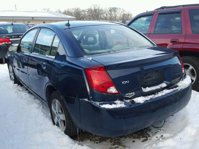 1G8AL55FX7Z174910 - 2007 SATURN ION LEVEL BLUE photo 3