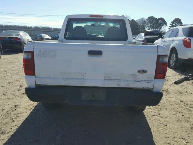 1FTYR10D04PB15728 - 2004 FORD RANGER WHITE photo 6