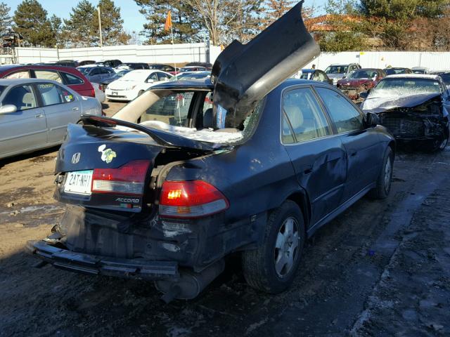 1HGCG16532A005158 - 2002 HONDA ACCORD EX BLACK photo 4