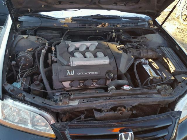 1HGCG16532A005158 - 2002 HONDA ACCORD EX BLACK photo 7