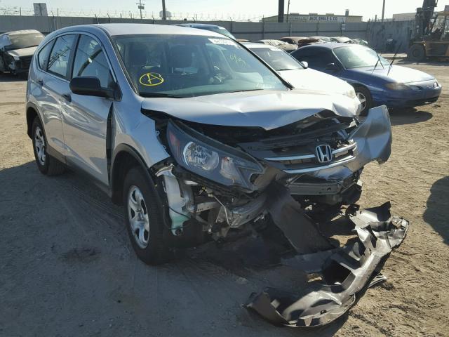 3CZRM3H3XEG717871 - 2014 HONDA CR-V LX SILVER photo 1