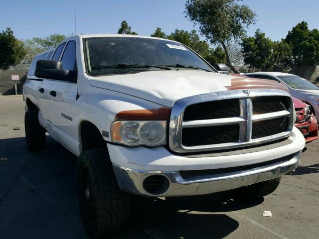 3D7KU28DX4G160569 - 2004 DODGE RAM 2500 S WHITE photo 1